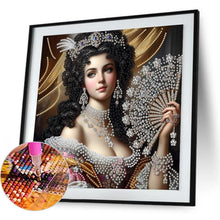 Load image into Gallery viewer, Noblewoman Beauty 30*30CM(Canvas) Partial Special Shaped Drill Diamond Painting
