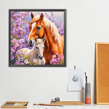 Load image into Gallery viewer, Horse 40*40CM(Canvas) Full Round Drill Diamond Painting
