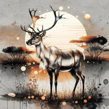 Load image into Gallery viewer, Deer 40*40CM(Canvas) Full Round Drill Diamond Painting
