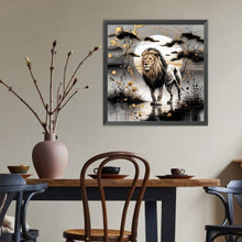 Load image into Gallery viewer, Lion 40*40CM(Canvas) Full Round Drill Diamond Painting
