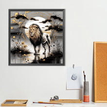 Load image into Gallery viewer, Lion 40*40CM(Canvas) Full Round Drill Diamond Painting
