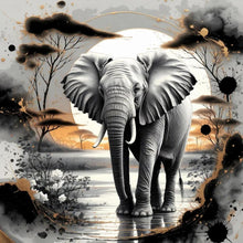 Load image into Gallery viewer, Elephant 40*40CM(Canvas) Full Round Drill Diamond Painting
