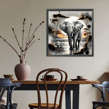 Load image into Gallery viewer, Elephant 40*40CM(Canvas) Full Round Drill Diamond Painting

