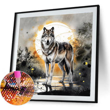 Load image into Gallery viewer, Wolf 40*40CM(Canvas) Full Round Drill Diamond Painting
