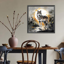 Load image into Gallery viewer, Wolf 40*40CM(Canvas) Full Round Drill Diamond Painting

