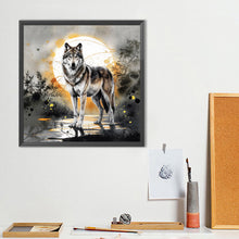 Load image into Gallery viewer, Wolf 40*40CM(Canvas) Full Round Drill Diamond Painting
