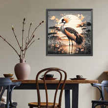 Load image into Gallery viewer, Crane 40*40CM(Canvas) Full Round Drill Diamond Painting

