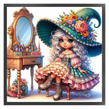 Load image into Gallery viewer, Witch-18CT Stamped Cross Stitch 40*40CM
