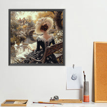 Load image into Gallery viewer, Victorian Beauty 40*40CM(Canvas) Full Round Drill Diamond Painting
