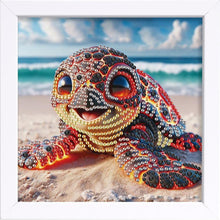 Load image into Gallery viewer, Turtle 15*15CM(Canvas) Partial Special Shaped Drill Diamond Painting
