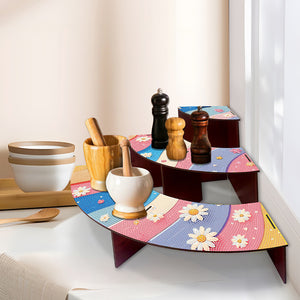 Wood Flowers Diamond Painting Organizer Rack Diamond Display Rack for Art Crafts