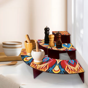 Wood Flowers Diamond Painting Organizer Rack Diamond Display Rack for Art Crafts