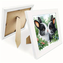 Load image into Gallery viewer, Rabbit 18*18CM(Canvas) Partial Special Shaped Drill Diamond Painting
