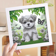 Load image into Gallery viewer, Dog 18*18CM(Canvas) Partial Special Shaped Drill Diamond Painting
