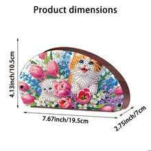 Load image into Gallery viewer, Wooden Animals DIY Rhinestones Storage Holder Diamond Painting Organizer Rack
