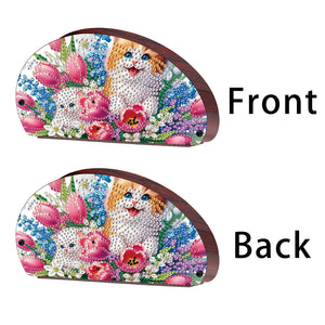 Wooden Animals DIY Rhinestones Storage Holder Diamond Painting Organizer Rack