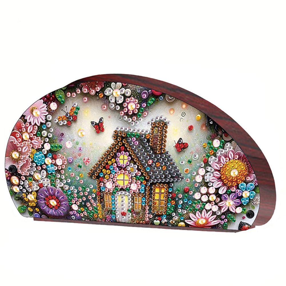 Wooden Animals DIY Rhinestones Storage Holder Diamond Painting Organizer Rack