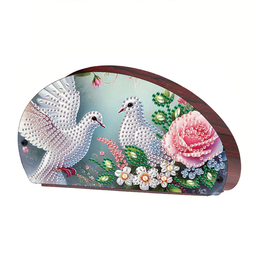Wooden Animals DIY Rhinestones Storage Holder Diamond Painting Organizer Rack