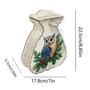 Acrylic Wooden Cat DIY Money Storage Box Diamond Art Decors for Adults Beginners