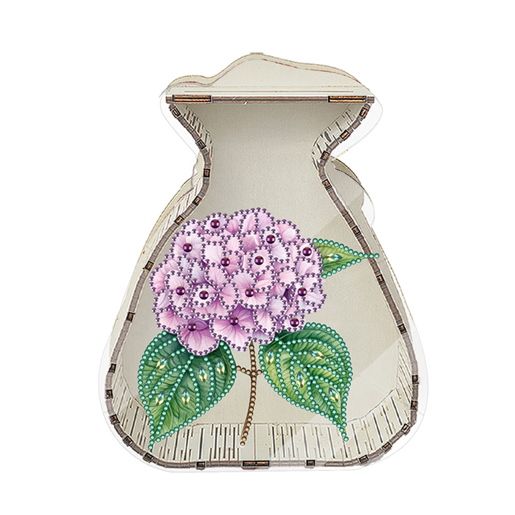 Acrylic Wooden Cat DIY Money Storage Box Diamond Art Decors for Adults Beginners