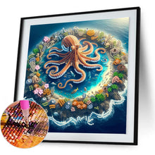 Load image into Gallery viewer, Octopus 30*30CM(Canvas) Partial Special Shaped Drill Diamond Painting
