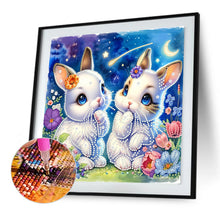 Load image into Gallery viewer, Rabbit 30*30CM(Canvas) Partial Special Shaped Drill Diamond Painting
