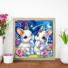 Load image into Gallery viewer, Rabbit 30*30CM(Canvas) Partial Special Shaped Drill Diamond Painting
