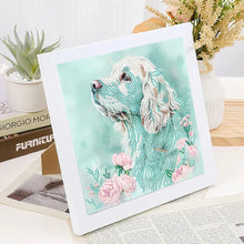 Load image into Gallery viewer, Dog 30*30CM(Canvas) Partial Special Shaped Drill Diamond Painting
