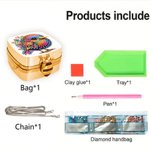 Load image into Gallery viewer, DIY Diamond Painting Small Shoulder Bag Portable Cosmetic Pouch Envelope Clutch
