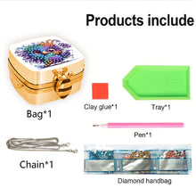 Load image into Gallery viewer, DIY Diamond Painting Small Shoulder Bag Portable Cosmetic Pouch Envelope Clutch
