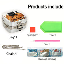Load image into Gallery viewer, DIY Diamond Painting Small Shoulder Bag Portable Cosmetic Pouch Envelope Clutch

