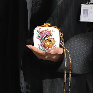 DIY Diamond Painting Small Shoulder Bag Portable Cosmetic Pouch Envelope Clutch