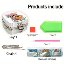 Load image into Gallery viewer, DIY Diamond Painting Small Shoulder Bag Portable Cosmetic Pouch Envelope Clutch
