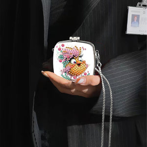 DIY Diamond Painting Small Shoulder Bag Portable Cosmetic Pouch Envelope Clutch