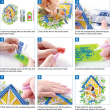 Load image into Gallery viewer, DIY Diamond Painting Small Shoulder Bag Portable Cosmetic Pouch Envelope Clutch
