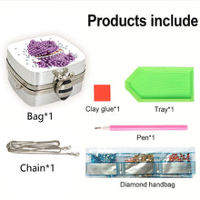 Load image into Gallery viewer, DIY Diamond Painting Small Shoulder Bag Portable Cosmetic Pouch Envelope Clutch
