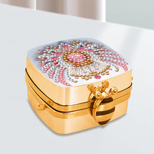 Load image into Gallery viewer, Peacock Diamond Art Storage Case Diamond Painting Mirror Organizer Box for Women
