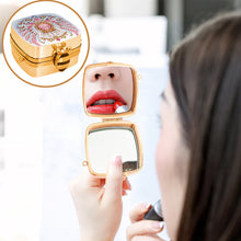 Load image into Gallery viewer, Peacock Diamond Art Storage Case Diamond Painting Mirror Organizer Box for Women
