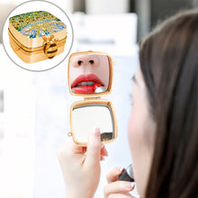 Load image into Gallery viewer, Peacock Diamond Art Storage Case Diamond Painting Mirror Organizer Box for Women
