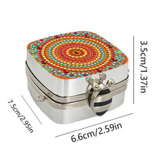 Load image into Gallery viewer, Peacock Diamond Art Storage Case Diamond Painting Mirror Organizer Box for Women
