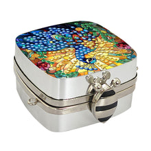 Load image into Gallery viewer, Peacock Diamond Art Storage Case Diamond Painting Mirror Organizer Box for Women
