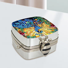Load image into Gallery viewer, Peacock Diamond Art Storage Case Diamond Painting Mirror Organizer Box for Women
