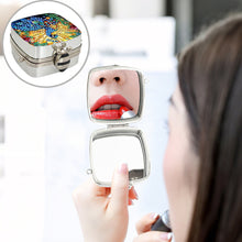 Load image into Gallery viewer, Peacock Diamond Art Storage Case Diamond Painting Mirror Organizer Box for Women
