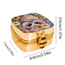 Load image into Gallery viewer, Peacock Diamond Art Storage Case Diamond Painting Mirror Organizer Box for Women
