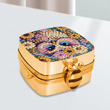Load image into Gallery viewer, Peacock Diamond Art Storage Case Diamond Painting Mirror Organizer Box for Women
