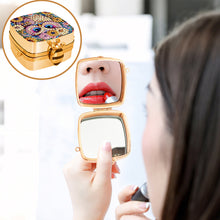 Load image into Gallery viewer, Peacock Diamond Art Storage Case Diamond Painting Mirror Organizer Box for Women

