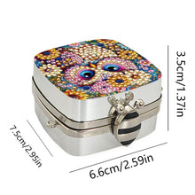 Load image into Gallery viewer, Peacock Diamond Art Storage Case Diamond Painting Mirror Organizer Box for Women
