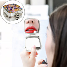 Load image into Gallery viewer, Peacock Diamond Art Storage Case Diamond Painting Mirror Organizer Box for Women
