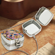 Load image into Gallery viewer, Peacock Diamond Art Storage Case Diamond Painting Mirror Organizer Box for Women
