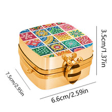 Load image into Gallery viewer, Peacock Diamond Art Storage Case Diamond Painting Mirror Organizer Box for Women
